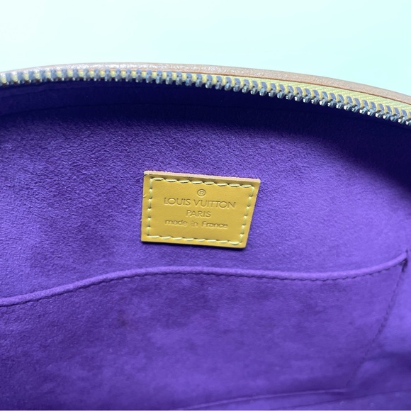 LOUIS Vuitton LV Hand Bag Jasmin Yellow Purse with Wallet - Picture 7 of 16